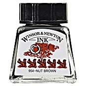Winsor & Newton Tinta za crtanje (Orašno smeđa, 14 ml, Boca)