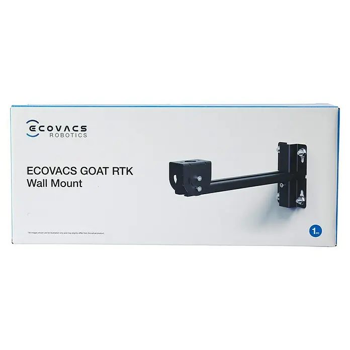 Ecovacs Goat Wandhalterset für Rasenmäher - GOAT RTK Modelle - Verpackung einer ECOVACS GOAT RTK Wandhalterung, die eine einfache Montage ermöglicht. Ideal zur sicheren Befestigung.