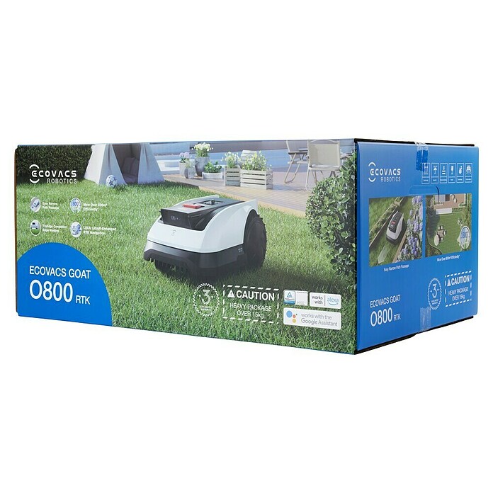 Ecovacs Goat Robotmaaier O800 RTK (800 m², Snijbreedte: 22 cm, Satellietnavigatie, RTK) | BAUHAUS