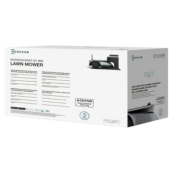 Ecovacs Mähroboter G1-800G (800 m², Schnittbreite: 22 cm, Kamera-gestützte Navigation, RTK) | BAUHAUS