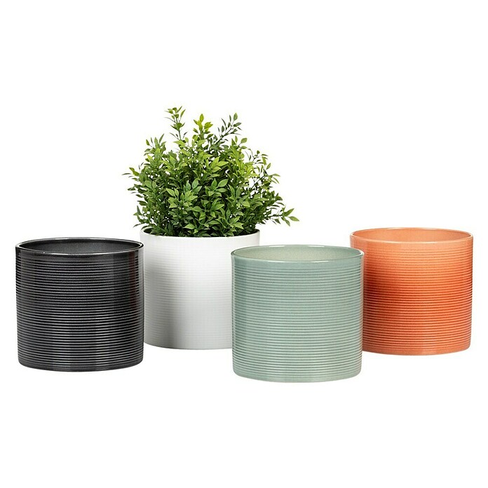 Scheurich Übertopf 828 (Sage Green, Ø x H: 19 x 17 cm) | BAUHAUS