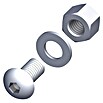 Kantoflex Gewindeschrauben-Set (Ø x L: 5 x 35 mm, 5 Stk., Verzinkt, Linsenkopf)