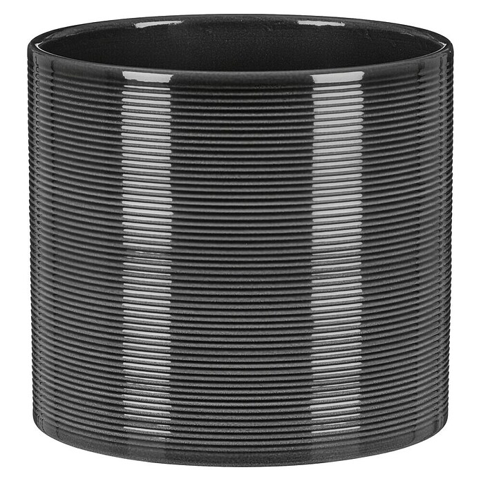 Scheurich Übertopf rund 828 (Glass Grey) | BAUHAUS