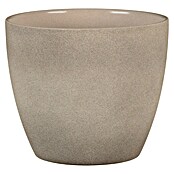 Scheurich Übertopf rund Stone (Taupe Stone) | BAUHAUS