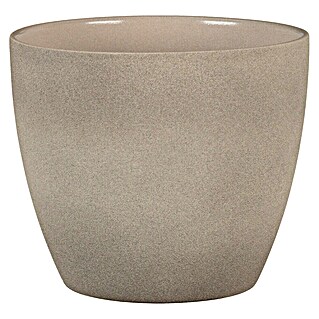 Scheurich Übertopf Stone (Taupe Stone, Ø x H: 25 x 22,5 cm)