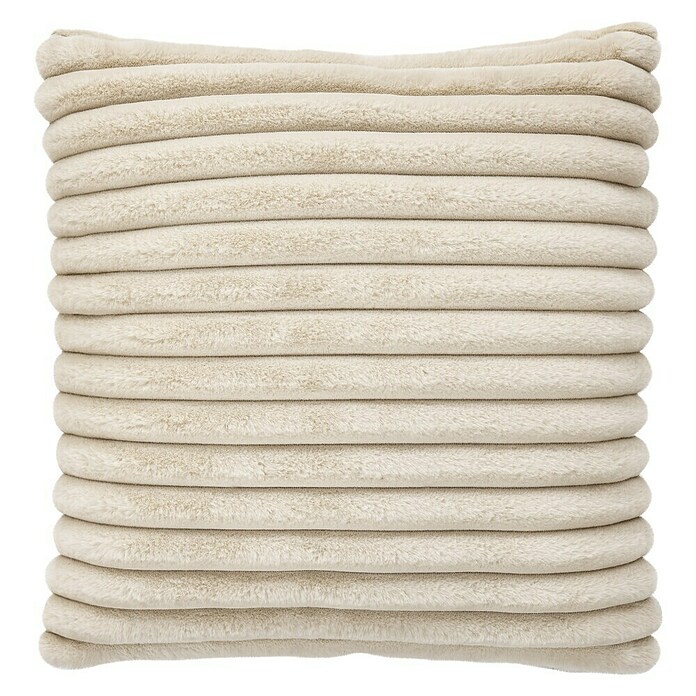 Kissen Plush (Beige, 45 x 45 cm, 100 % Polyester) | BAUHAUS