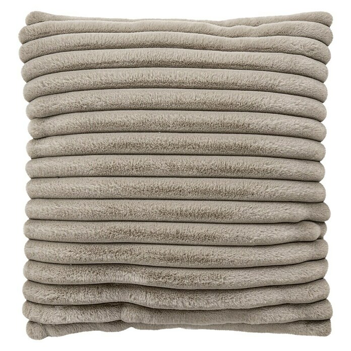 Kissen Plush (Taupe, 45 x 45 cm, 100 % Polyester) | BAUHAUS