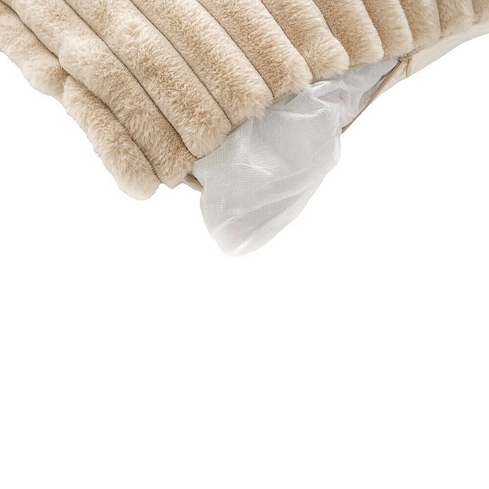 Kissen Plush (Beige, 45 x 45 cm, 100 % Polyester) | BAUHAUS