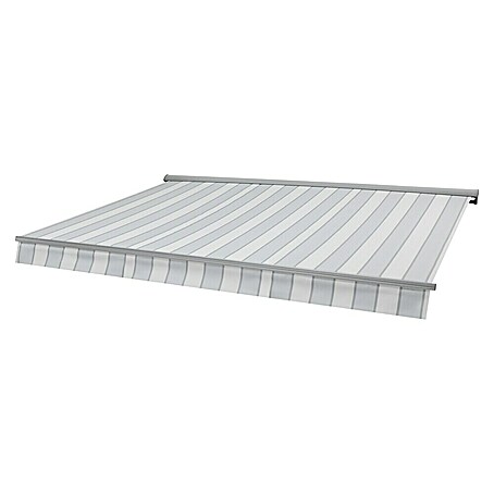 Sunfun Hülsenmarkise (Grau, Breite: 4 m, Ausfall: 2,5 m)