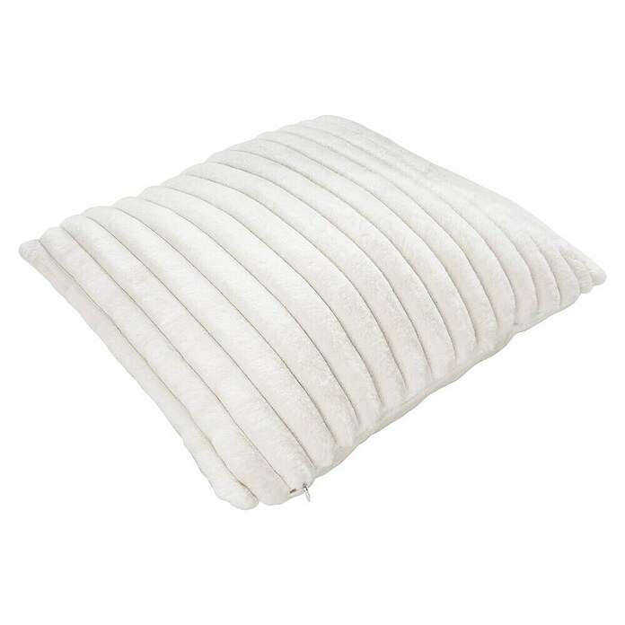 Kissen Plush (Ivory, 45 x 45 cm, 100 % Polyester) | BAUHAUS