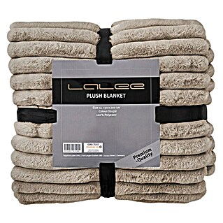 Decke Plush (Taupe, 200 x 150 cm, 100 % Polyester)