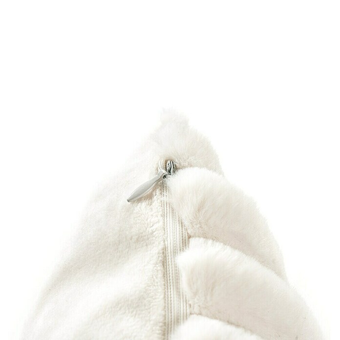 Kissen Plush (Ivory, 45 x 45 cm, 100 % Polyester) | BAUHAUS