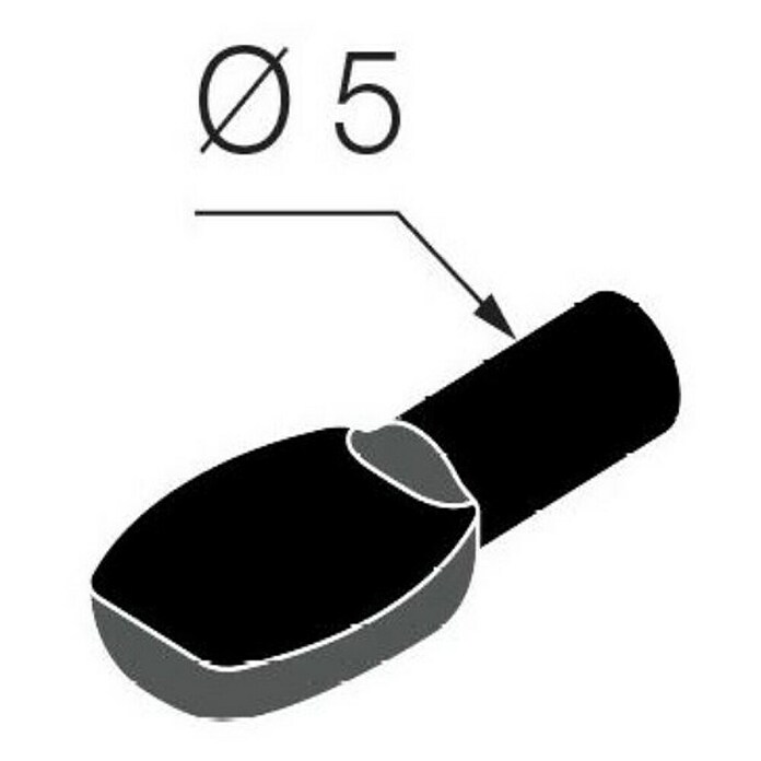 Walteco Bodenträger (Durchmesser: 5 mm) | BAUHAUS