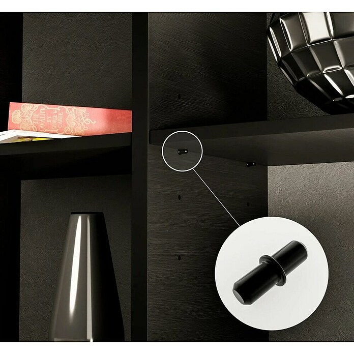 Walteco Nosač police  (Duljina: 17 mm, Promjer: 5 mm, Crna, 20 Kom.) | BAUHAUS