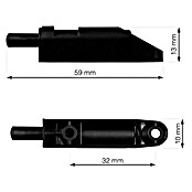 Walteco Möbeltürdämpfer (L x B x H: 59 x 10 x 13 mm) | BAUHAUS