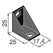 Walteco Spojni kutnik  (D x V: 25 x 25 mm) | BAUHAUS