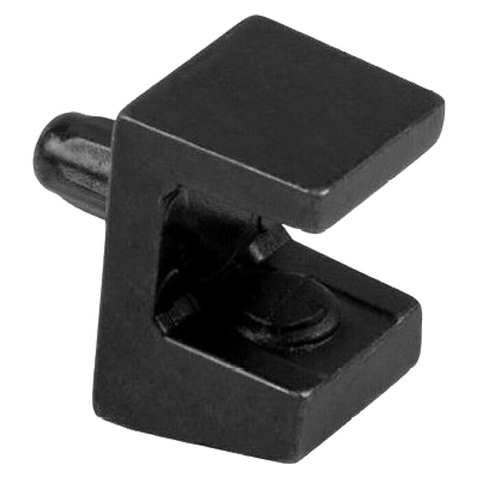 Walteco Nosač za staklene police  (Š x V: 20 x 13,2 mm, Crna) | BAUHAUS