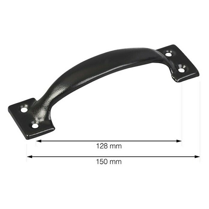 Walteco Möbelgriff (Länge: 150 mm, Stahl) | BAUHAUS