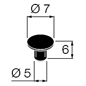 Walteco Abdeckkappe (20 Stk., Durchmesser: 5 mm) | BAUHAUS