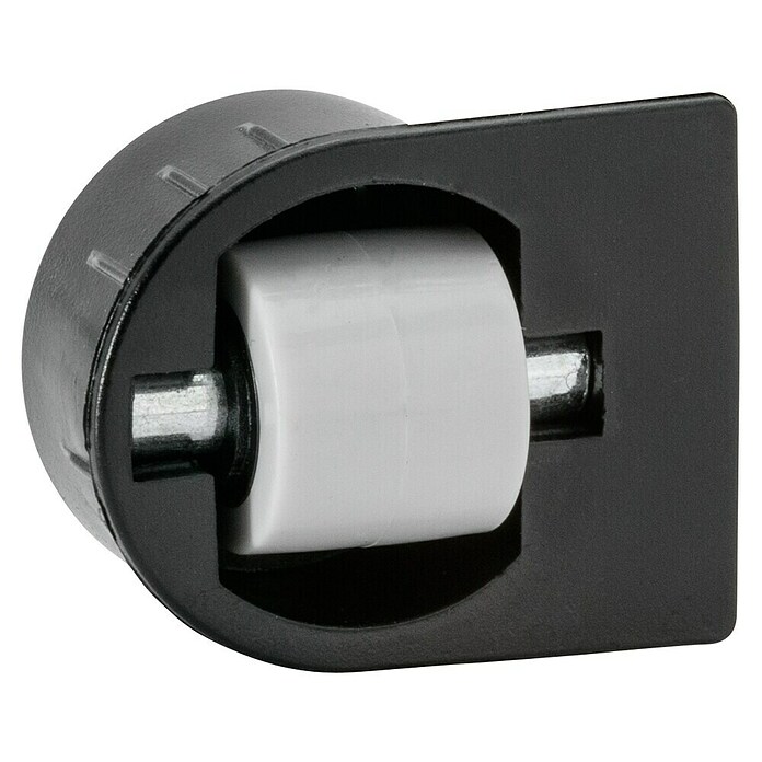 Dörner & Helmer Rueda con carcasa (Ø x Al: 32 x 18 mm, Capacidad de carga: 50 kg, Casquillo liso, Material carcasa: Plástico)
