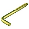 Stabilit Schraubhaken (Ø x L: 3 x 40 mm, 7 Stk., Holzgewinde, Messing, Gerade)