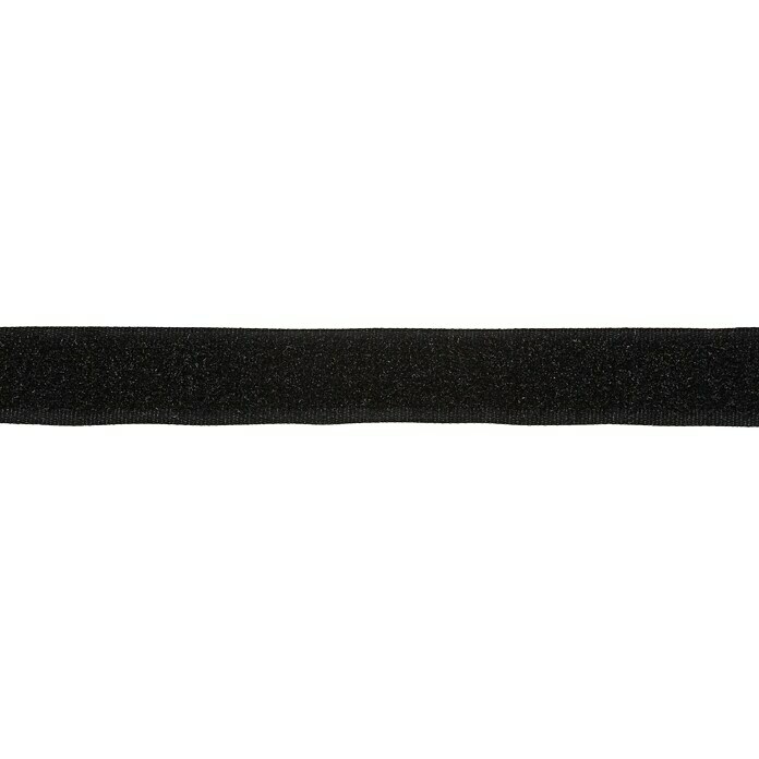 Stabilit Flauschband Meterware (Breite: 20 mm, Schwarz, Selbstklebend)