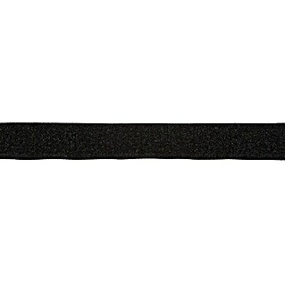 Stabilit Čičak traka, petlja, po dužnom metru (Širina: 20 mm, Crne boje, Samoljepljivo)