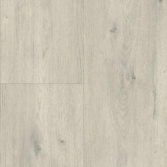 b!design Vinylboden Isocore Inside - Versailles, Landhausdiele, 1.510 x 300 x 7 mm - Nahaufnahme von hellem Laminatboden mit Holzmaserung, ideal für moderne Innenräume.
