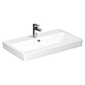Camargue New York Umivalnik  (82 x 46,5 cm, Brez posebne glazure, Odprtina za armaturo: Sredina, S prelivom, Bele barve) | 3940 - Waschtische QM | DBBB - Keramik QM | DBB - Keramik | DB - Keramik/Wannen | D - Sanitär | BAUHAUS