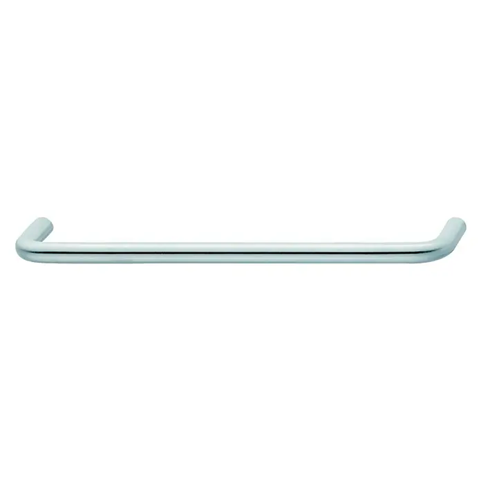 Häfele Tirador para muebles - Tipo de tirador del mueble: Estribo, Ø x L: 8 x 138 mm - Toallero plateado con extremos redondeados para baño o cocina. Práctico y moderno.