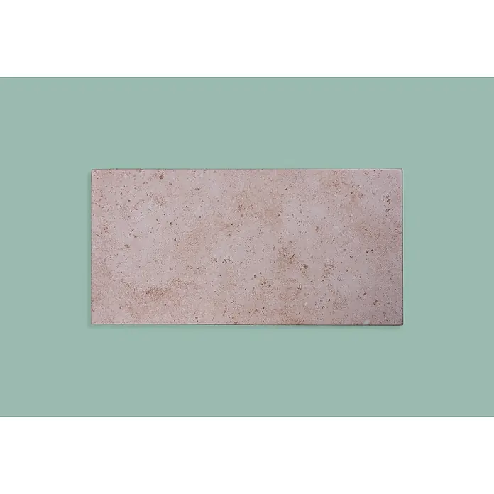 Nmc Decoflair Wandpaneel - Stone, Rosa, 100 x 50 cm, Kunststoff - Beige rechteckige Fliese mit subtilen Maserungen, die ein warmes und natürliches Aussehen verleihen. Perfekt für elegante Innenräume.