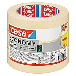 Tesa Malerband (L x B: 50 m x 30 mm, 3 Stk.)