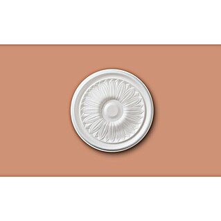 Nmc Decoflair Rosette B15 (Durchmesser: 255 mm, Expandiertes Polystyrol (EPS), Weiß)