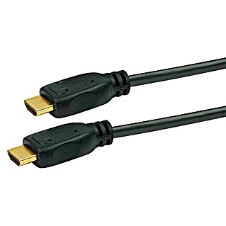 Schwaiger HDMI-Kabel (5 m, Schwarz, 18 Gbit/s)