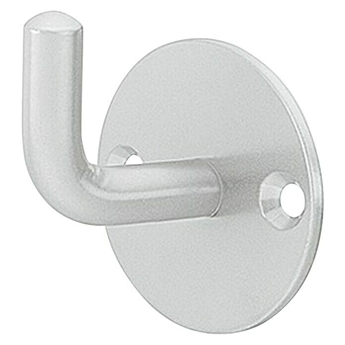 Colgador (Equipamiento: 1 gancho, Distancia entre orificios: 40 mm, Aluminio)