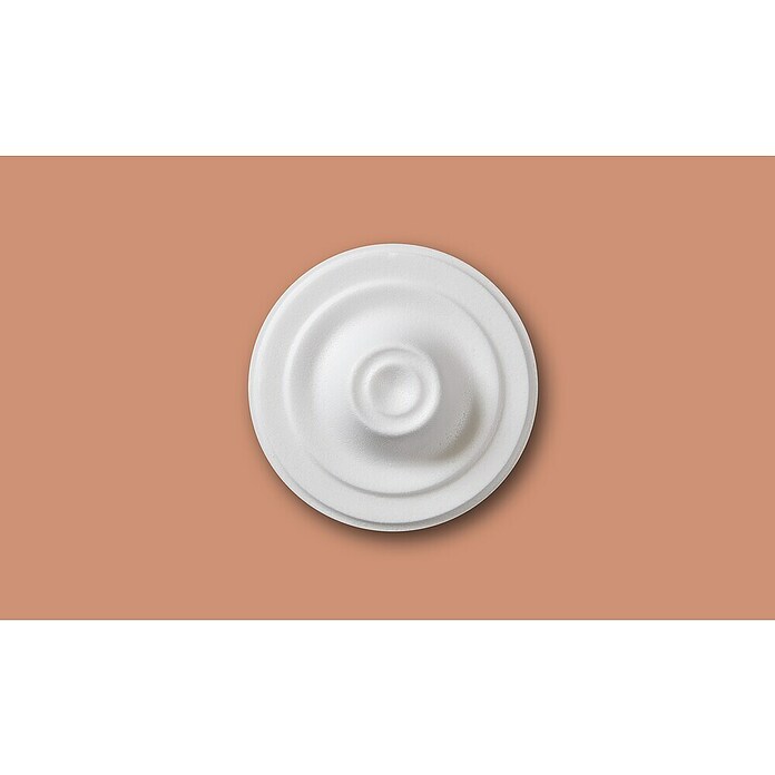 Nmc Decoflair Rosette B9 (Durchmesser: 115 mm, Expandiertes Polystyrol (EPS), Weiß) | BAUHAUS