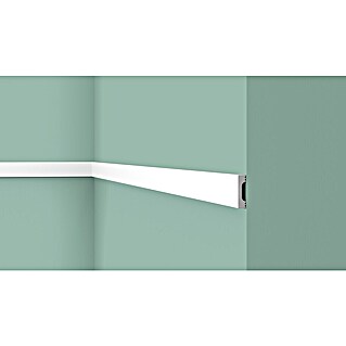 Nmc Decoflair Zierprofil Wandleiste C19 (200 cm x 38 mm x 10 mm, Hochverdichtetes extrudiertes Polymer (HDPS))
