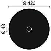 Nmc Decoflair Rosette B23 (Durchmesser: 420 mm, Expandiertes Polystyrol (EPS), Weiß) | BAUHAUS