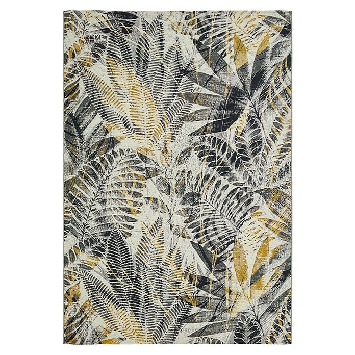 Outdoor-Teppich Portland (Grau/Gelb, 180 x 120 cm, 75 % Polypropylen, 25 % Polyester) | BAUHAUS
