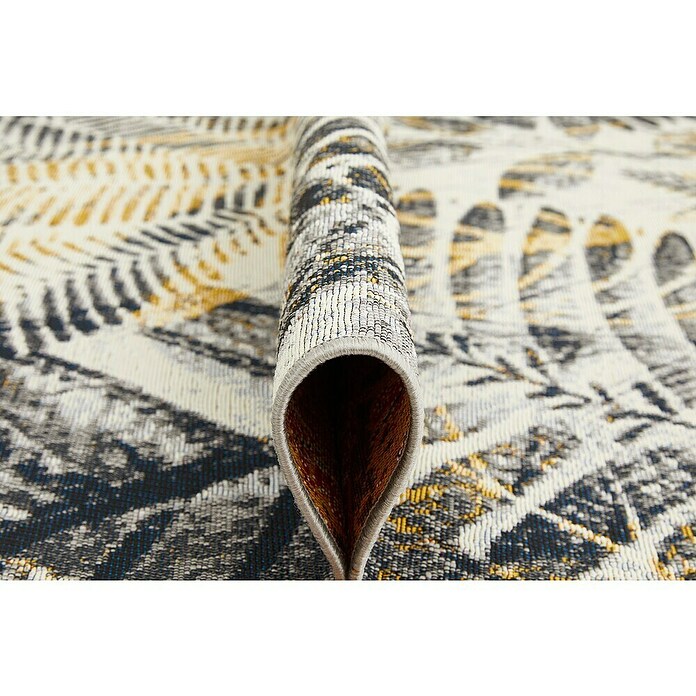 Outdoor-Teppich Portland (Grau/Gelb, 180 x 120 cm, 75 % Polypropylen, 25 % Polyester) | BAUHAUS
