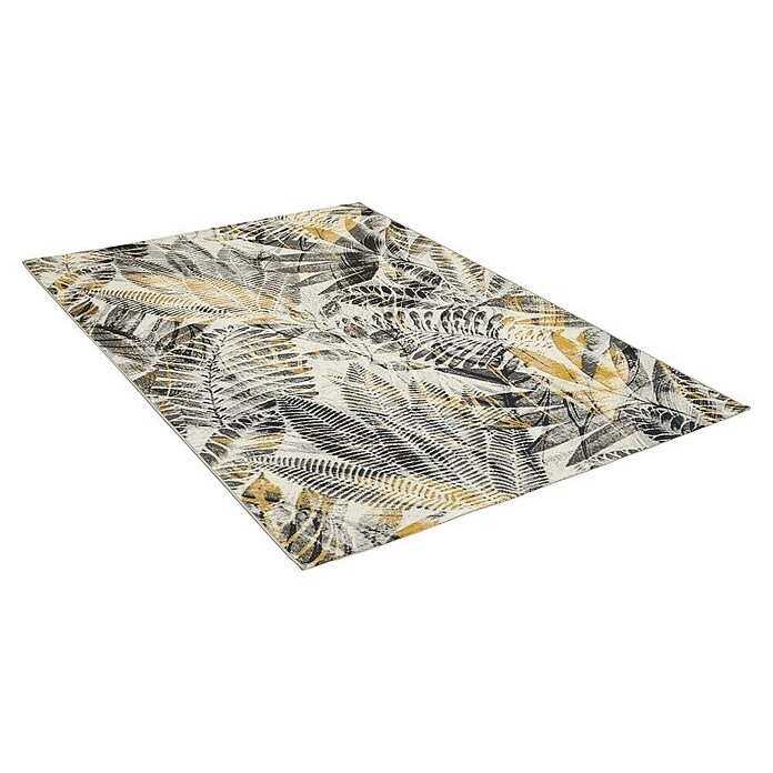 Outdoor-Teppich Portland (Grau/Gelb, 180 x 120 cm, 75 % Polypropylen, 25 % Polyester) | BAUHAUS