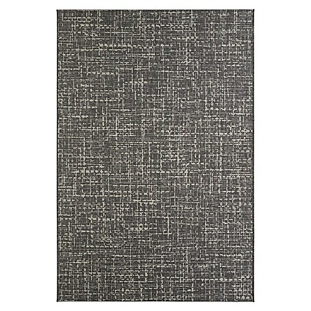 Outdoor-Teppich Newberry (Anthrazit/Creme, 170 x 120 cm, 100 % Polypropylen)