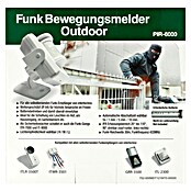 Intertechno Funk-Bewegungsmelder Outdoor PIR-6000 (Weiß, Erfassungswinkel: 110 °) | BAUHAUS