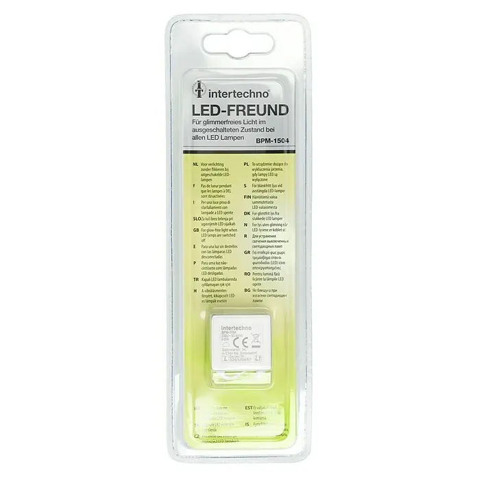 Intertechno Bypass-Modul LED-Freund BPM-1504 - Geeignet für: LED-Beleuchtung, 0,05 W - Intertechno LED-Freund zur Vermeidung von Glimmen bei ausgeschalteten LED-Lampen.\n