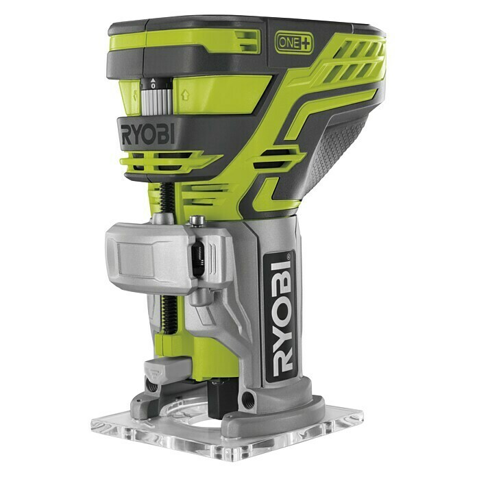 Ryobi ONE+ Akku-Kantenfräser R18TR-018 V, Ohne Akku, Leerlaufdrehzahl: 29.000 U/min Front View