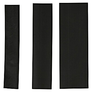 Voltomat Set toplotno krčljivih cevi (3 -del., Črna, Temperatura krčenja: 120 °C, Stopnja krčenja: 2:1)