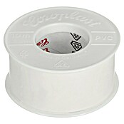 Coroplast Cinta aislante de PVC (10 m x 25 mm, Blanco)