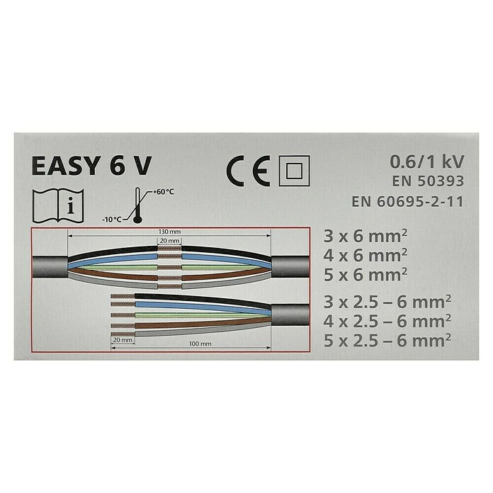 Cellpack Gelmuffe (Geeignet für: Max. 5 x 16 mm²)