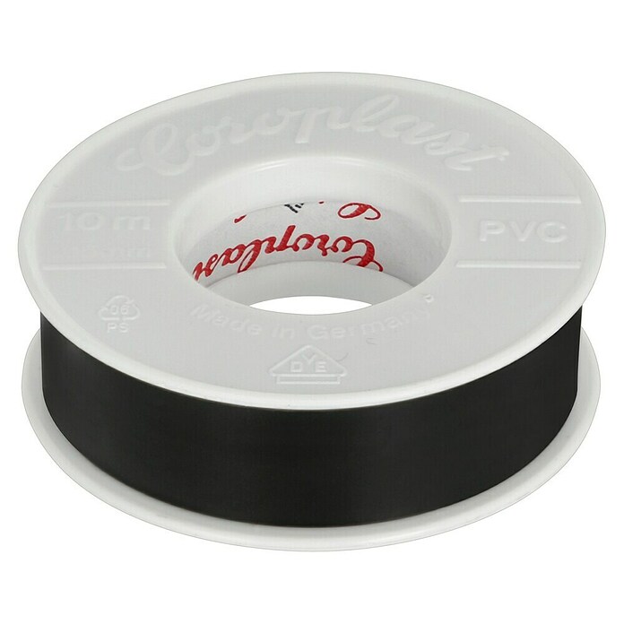 Coroplast PVC-Isolierband (10 m x 15 mm, Schwarz)