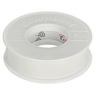 Coroplast PVC-Isolierband (10 m x 15 mm, Weiß)